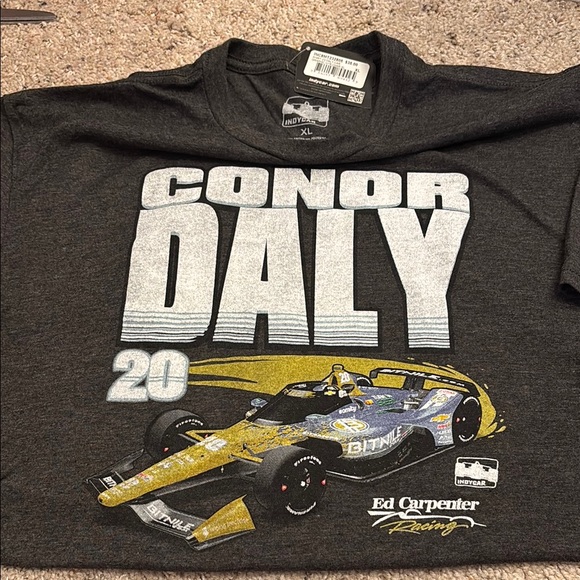 Indy car Conor Daly Racing Graphic T-Shirt - Picture 3 of 3